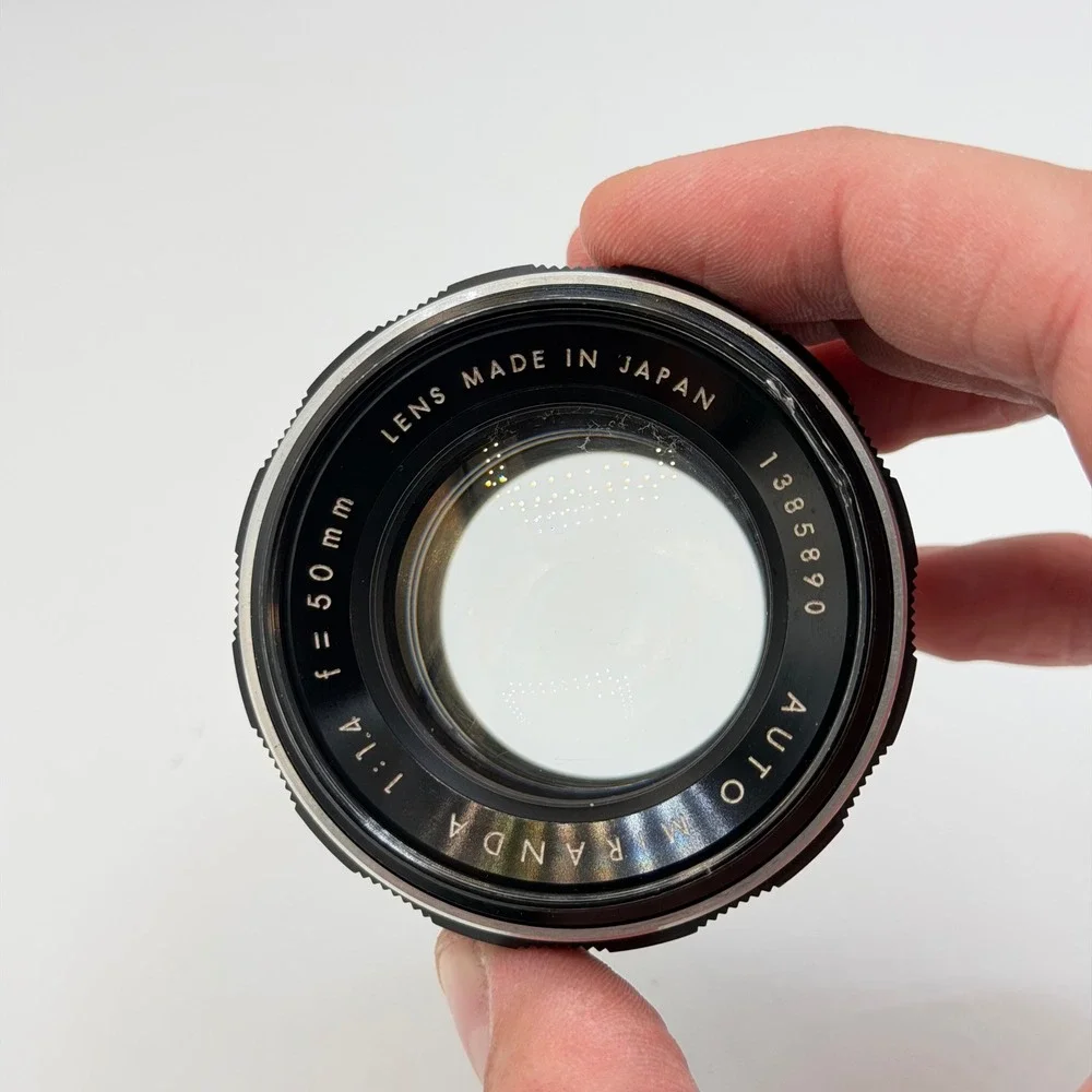 Auto Miranda 50mm f1.4 Vintage Prime Lens Japan for Miranda Mount Fungus Read